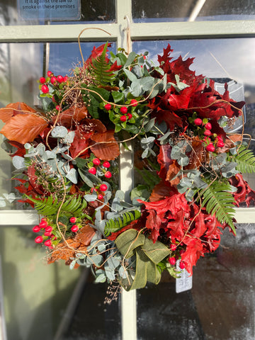 Autumn door wreath