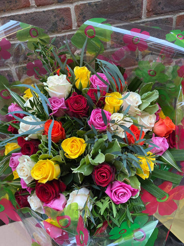 Beautiful mixed roses
