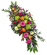 Funeral Spray - Vibrant Double Ended Spray