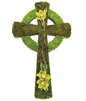 Funeral Flowers - Celtic Cross