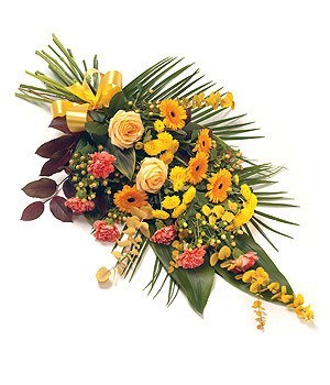 Funeral Flowers - Mixed Sheaf Arrangement