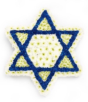 Funeral Flowers - Star Of David