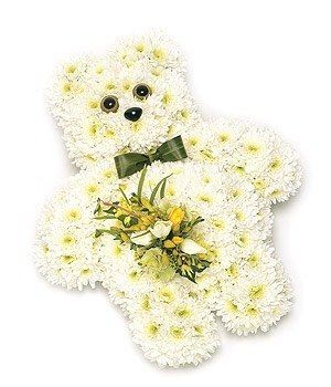 Funeral Flowers - Teddy Bear