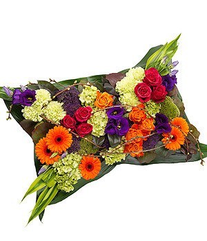 Funeral Flowers - Vibrant Pillow