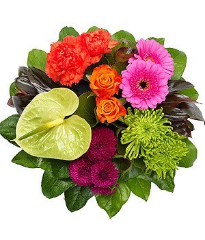 Funeral Flowers - Vibrant Posy
