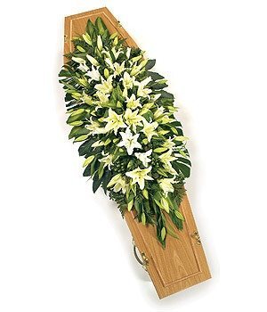 Funeral Spray - Double Ended Lily Spray